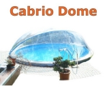 4,60 m Poolabdeckung Cabrio-Dome Breiter Handlauf