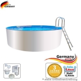 Poolbecken 4,0 x 0,9 m Weiss