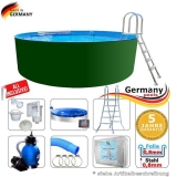 Schwimmbecken 700 x 125 cm Komplettset