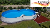 Achtformpool 4,7 x 3,0 x 1,2 m