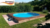 Ovalpool Blau 600 x 320 x 125 cm