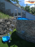 Gartenpool 3,2 x 1,2 Stone Pool Stein Optik