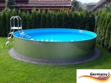 Edelstahlpool 3,5 x 1,25