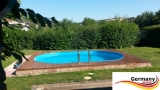 Aluminium Pool 5,30 x 3,20 x 1,50 m Alu Einbaupool