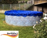 Pool Abdeckplane 6,25 x 3,6 m Poolabdeckung Winter 625 x 360