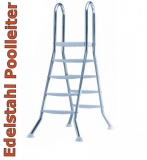 Achtformpool 7,25 x 4,6 x 1,35 m Komplettset