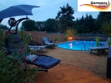 Ovalpool Blau 450 x 300 x 125 cm