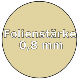 7,30 x 1,20 m x 0,8 Poolfolie sand rund bis 1,50 m
