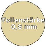 Poolfolie sand 5,30 x 3,20 x 1,50 m x 0,8 Einhängebiese