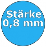 Poolfolie 7,0 x 3,5 x 1,2 m x 0,8 bis 1,5 m