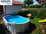 Aufstellpool 10,5 x 5,5 x 1,32 m Center Pool oval freistehend