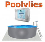 Edelstahlpool 360 x 125 cm Komplettset