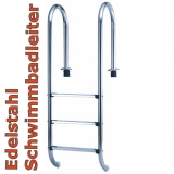 Edelstahl Pool 4,5 x 3,0 x 1,25 m oval Komplettset