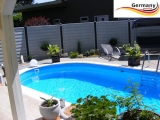 Pool Komplettset 6,0 x 3,2 x 1,50 m Swimmingpool Alu