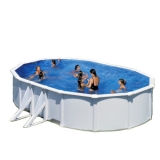 Einbaupool 5,0 x 3,0 x 1,2 m Breiter Handlauf Pool Set